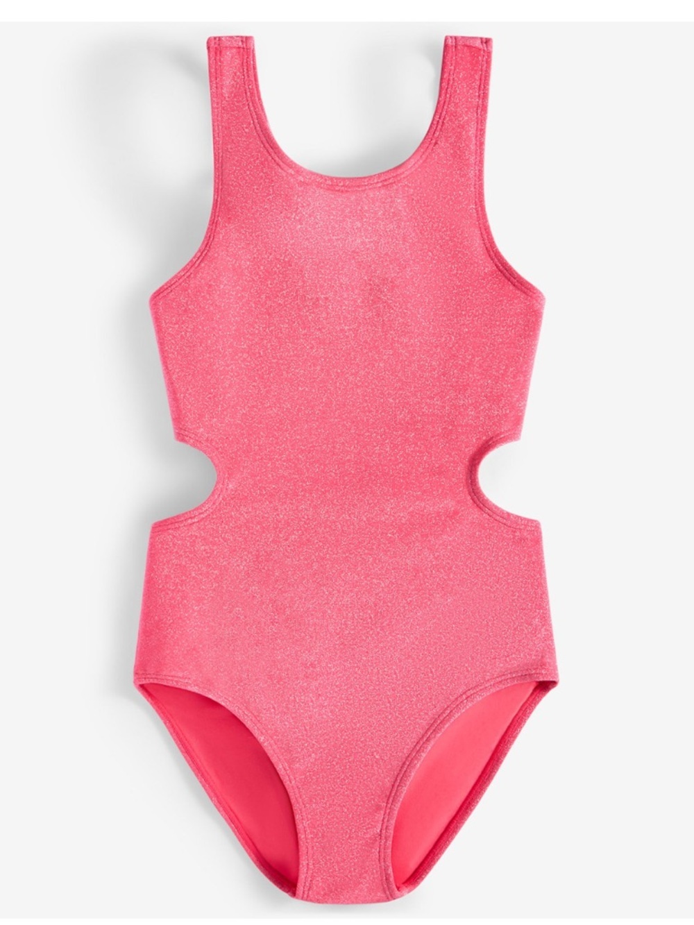 Epic Threads Big Girls Glitter One-Piece Pink Swimsuit